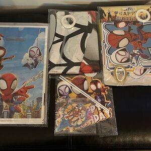 Spidey and friends Themed party supplies